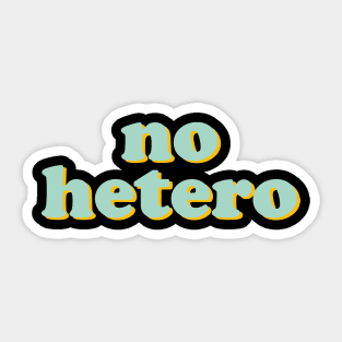 no hetero Sticker